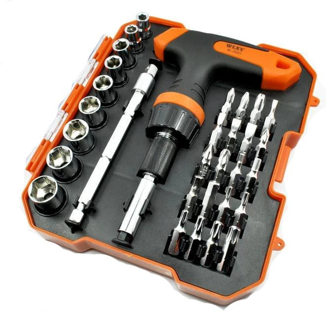 32 in 1 Precision Hex Torx Ratchet Screwdriver Set Professional Repair Tool