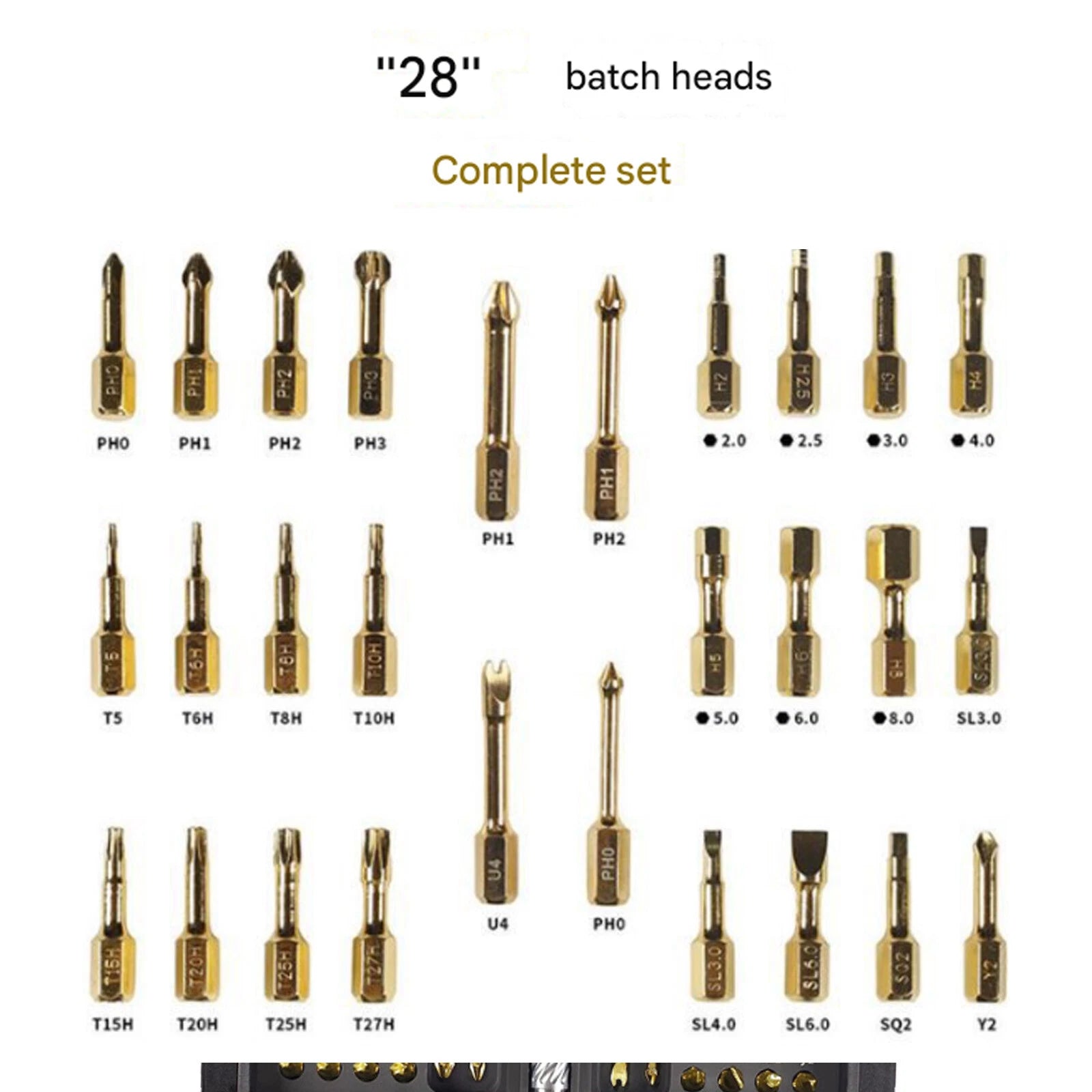 30 in 1 T-Type Multi-Purpose Ratchet  Screwdriver Bits Set DIY Toolbox