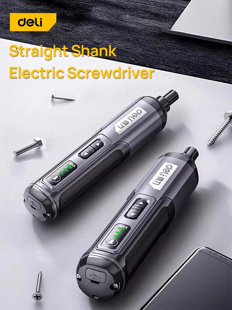 4V Electric Screwdriver Set USB Rechargeable 10/33 Bit Set Drill Multi-function