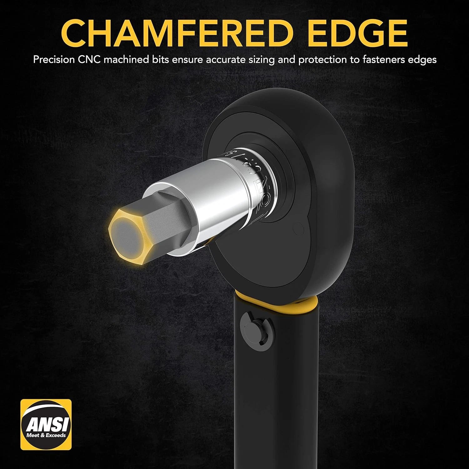 LEXIVON Master HEX Bit Socket Set, Premium S2 Alloy Steel | Complete 32-Piece,