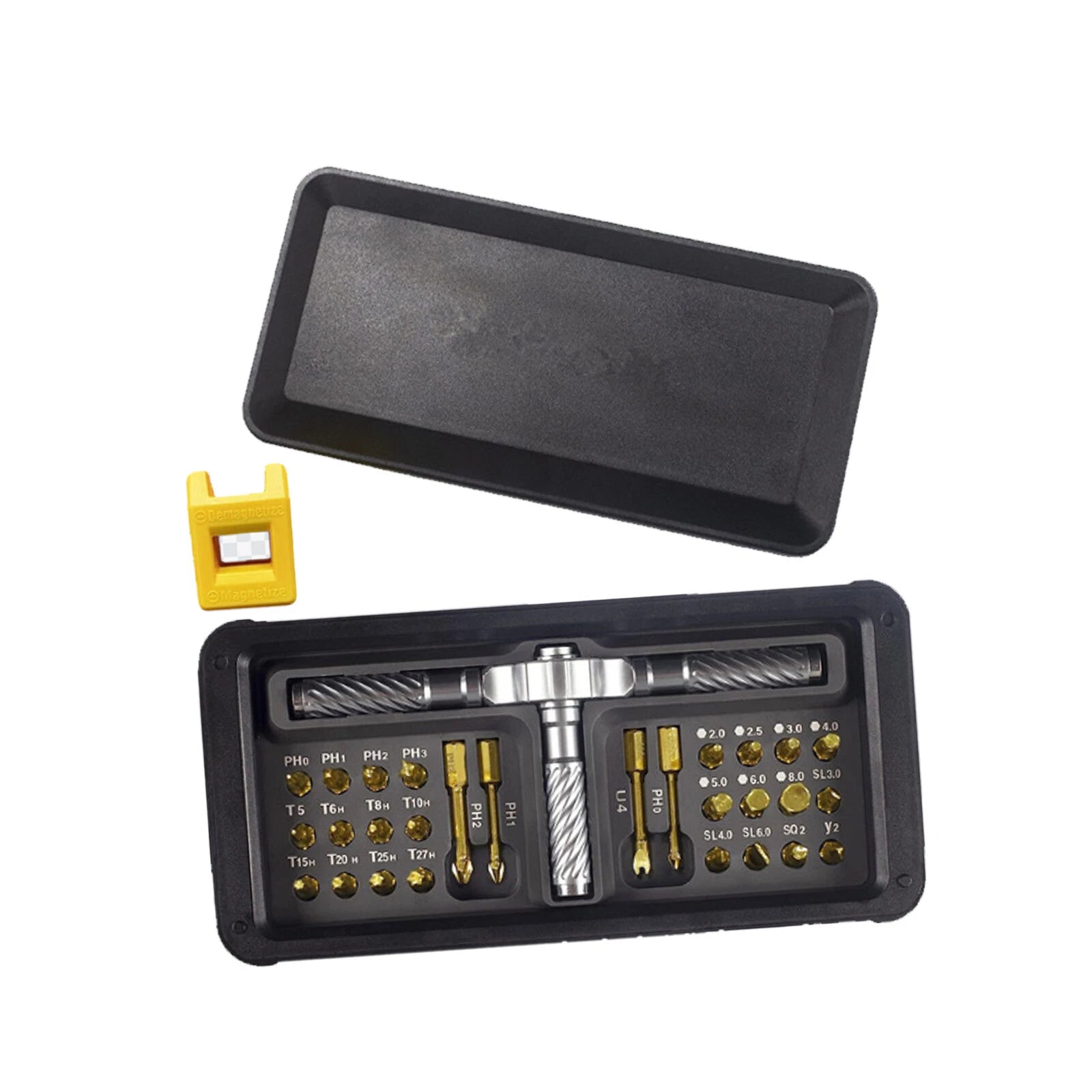 30 in 1 T-Type Multi-Purpose Ratchet  Screwdriver Bits Set DIY Toolbox