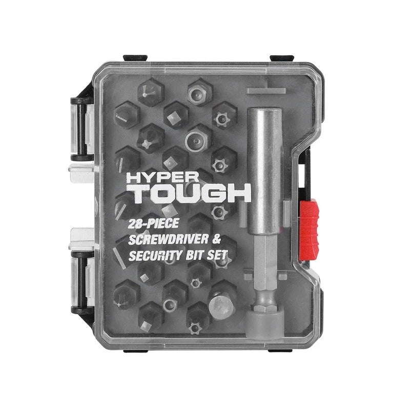 28-Piece Screwdriver Bit Set Security Bits Magnetic Holder Reusable Case New