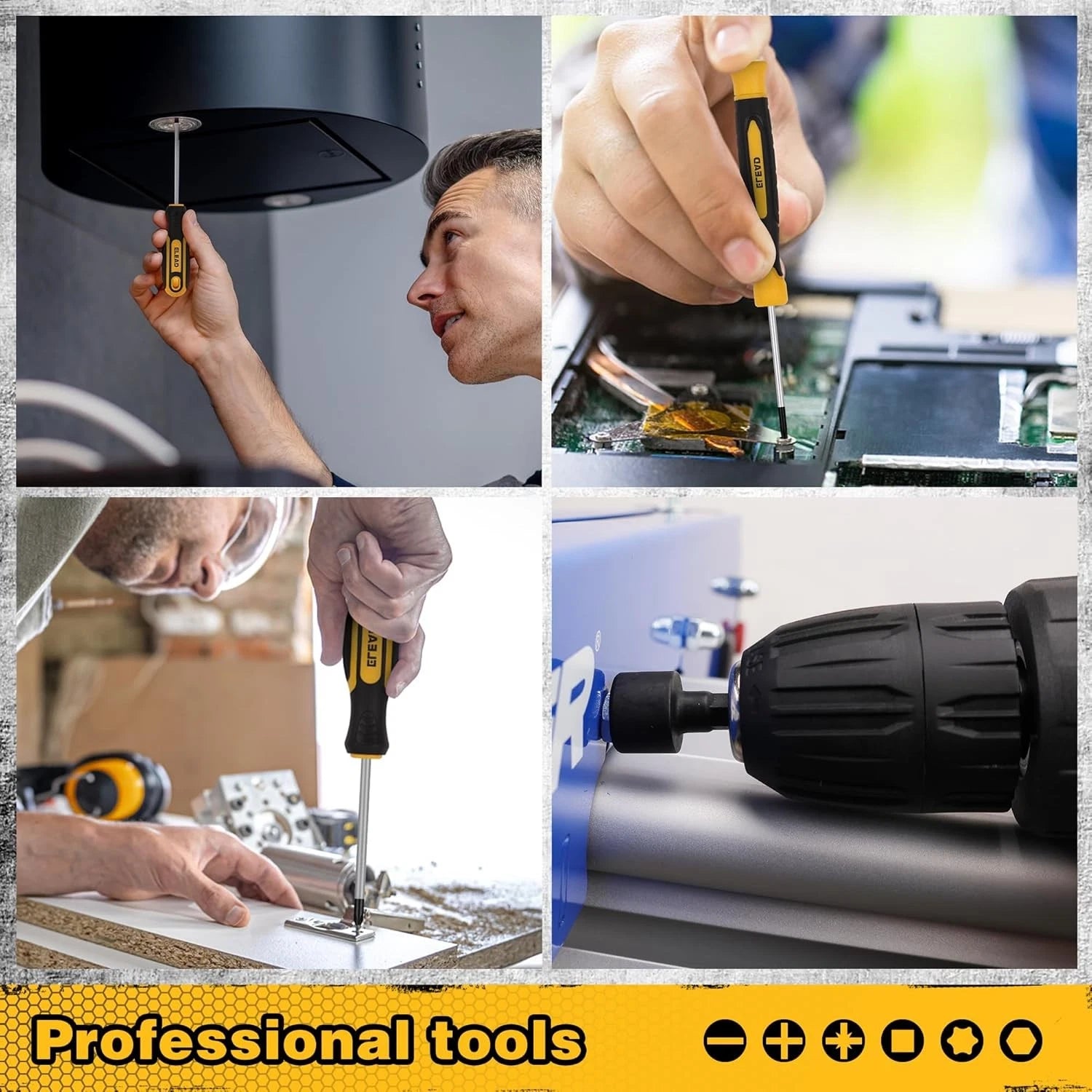 86 Piece Magnetic Screwdriver Set Case Slotted Phillips Torx Nut Drivers Tools