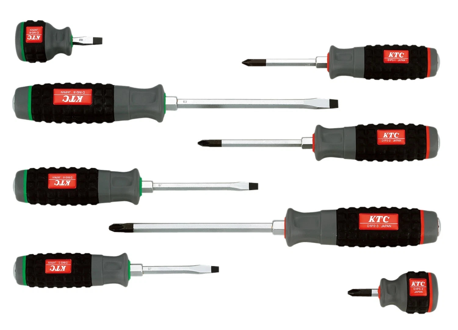 KTC  PLASTIC GRIP SCREWDRIVER SET (8pcs)  TPMD18