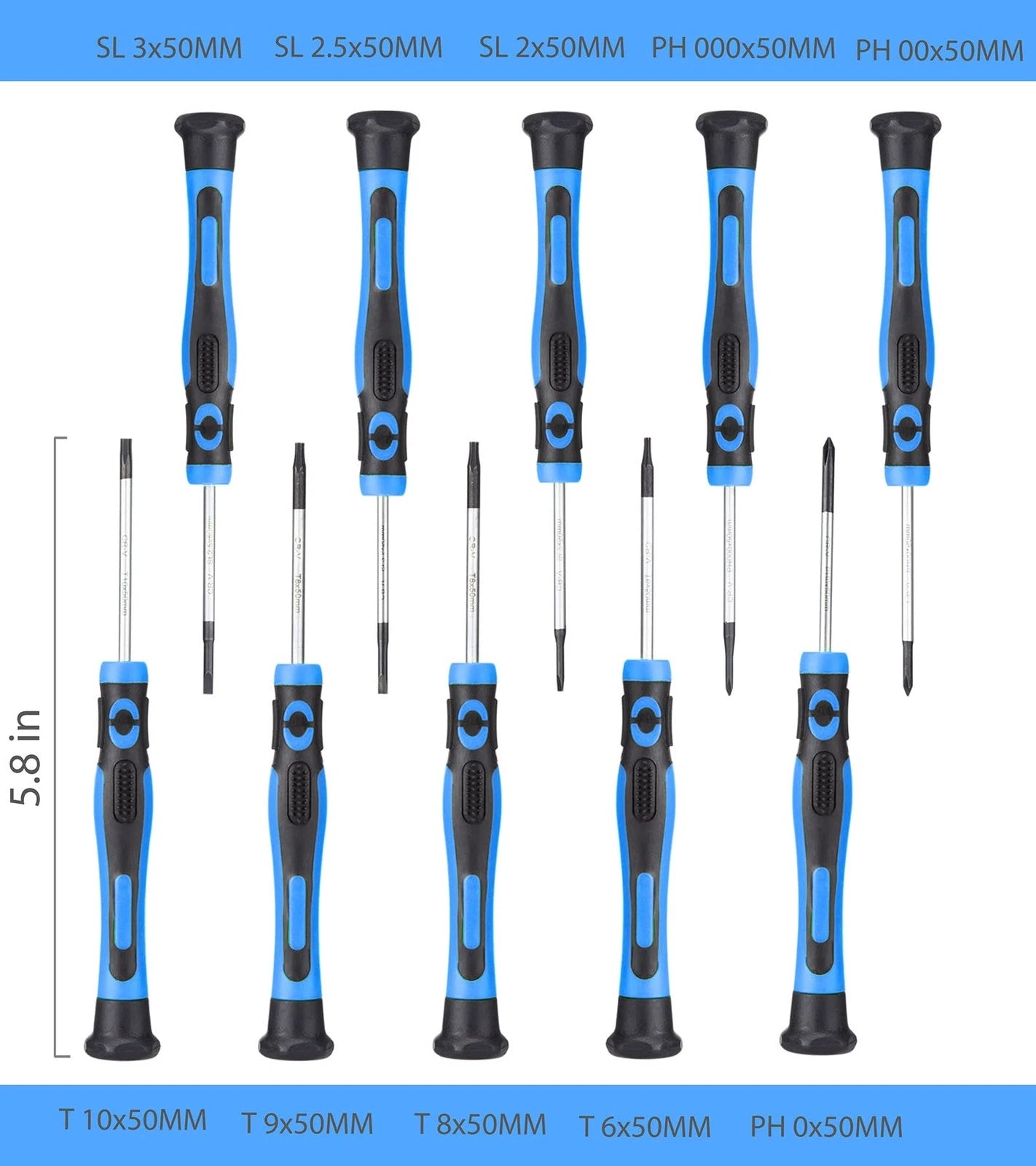 120-pieces Magnetic Screwdrivers Sets Includes Sockets, Slotted, Phillips, He...