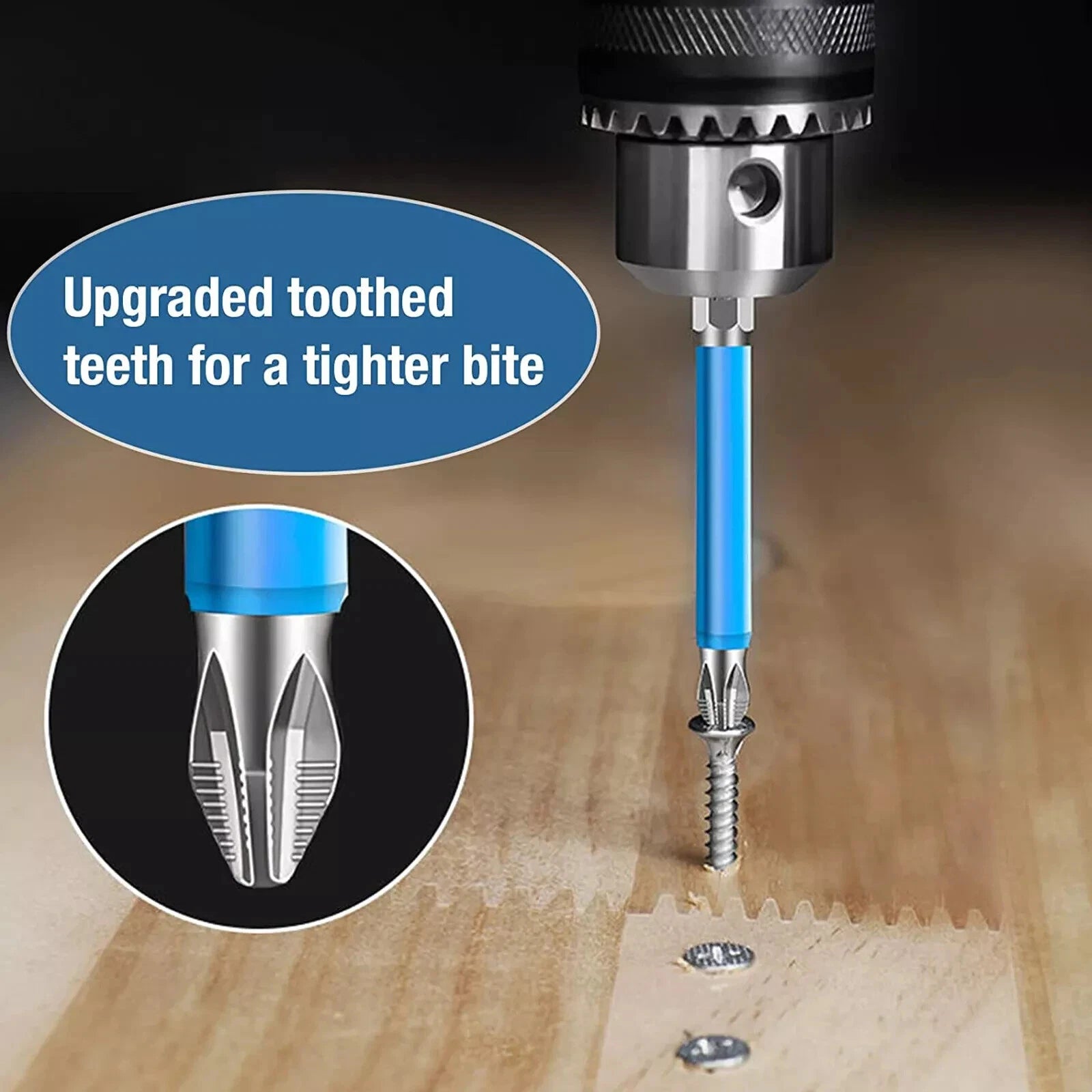 7~21 Magnetic screwdriver bit Bits set PH2 Anti-slip Hex Shank Screw Cross Head