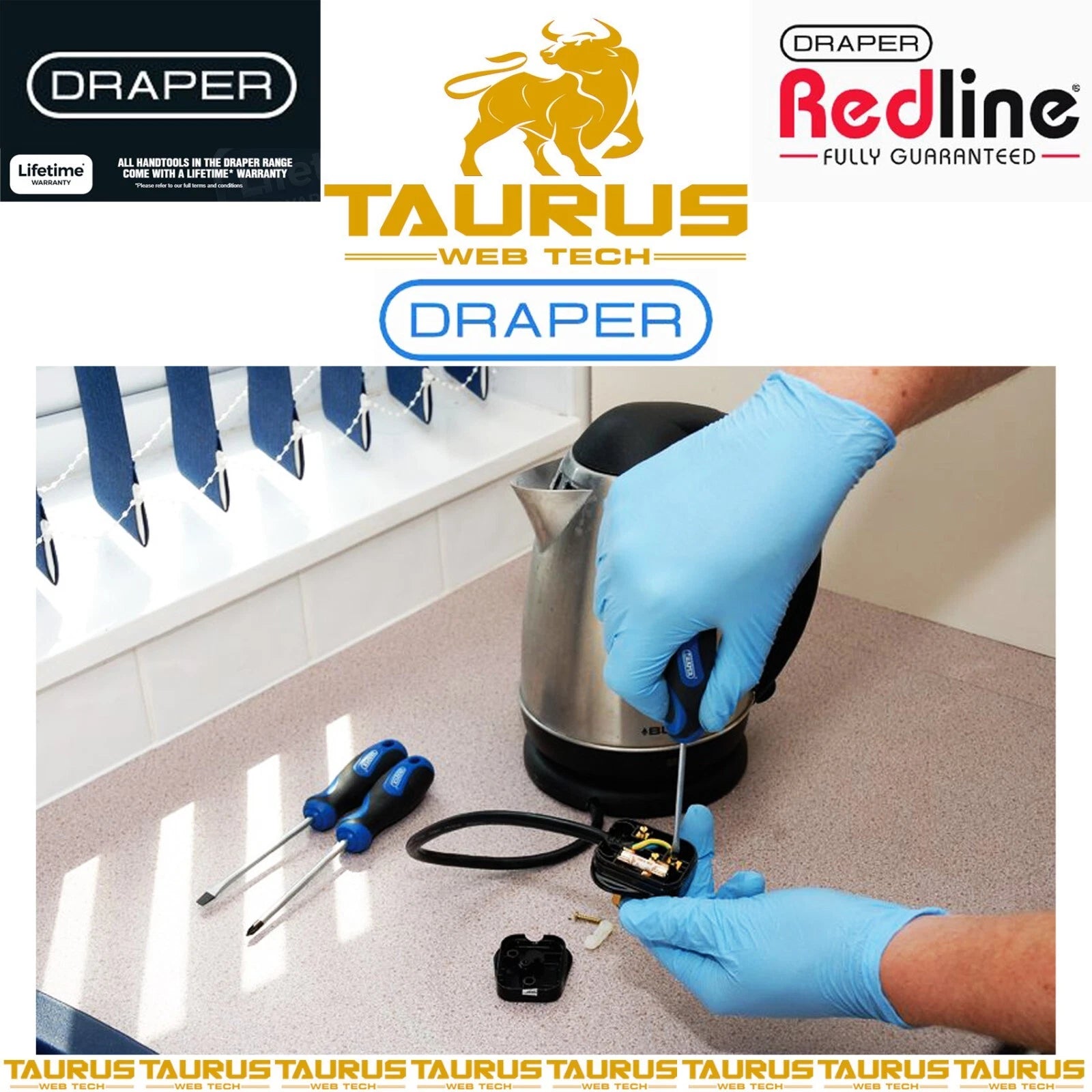 5PC DRAPER Soft Grip Screwdriver Set DIY Plain Slot & PZ TYPE Chrome UK FREE P&P