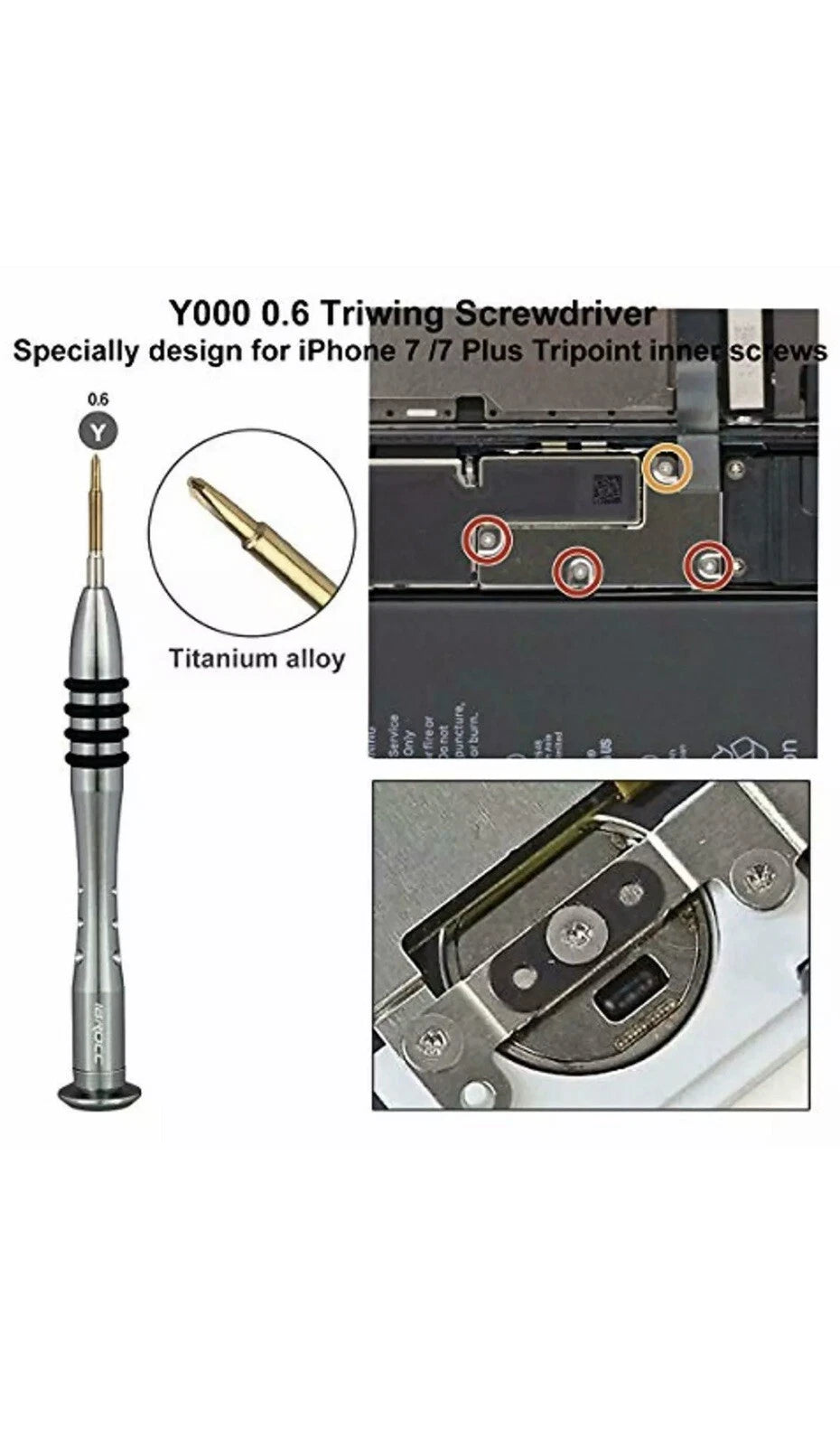 Screwdriver Kit Repair Tools 0.8 Y000 P2 PH000 For IPhone 11 XS 8 7 16 15 14 12