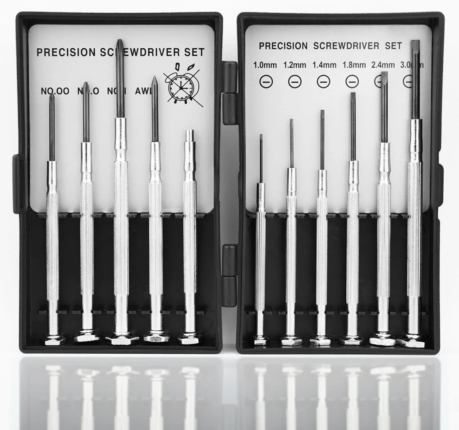 11PCS Small Precision Screwdriver Set, Premium Mini Screw Driver Set Kit, 6 Diff