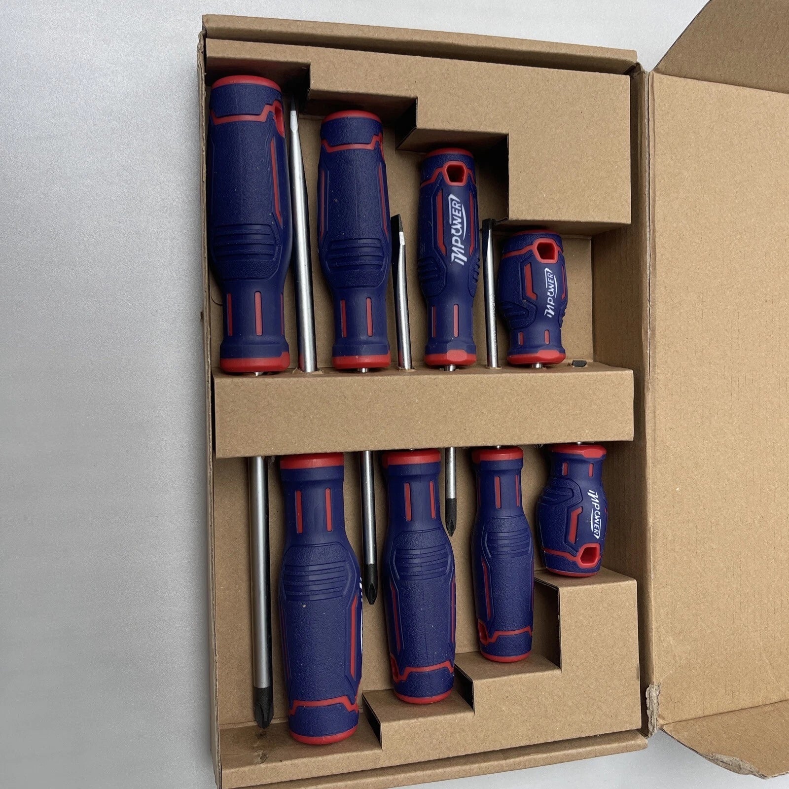 M-Power 8-Pc. Comfort Grip Magnetic Screwdriver Set