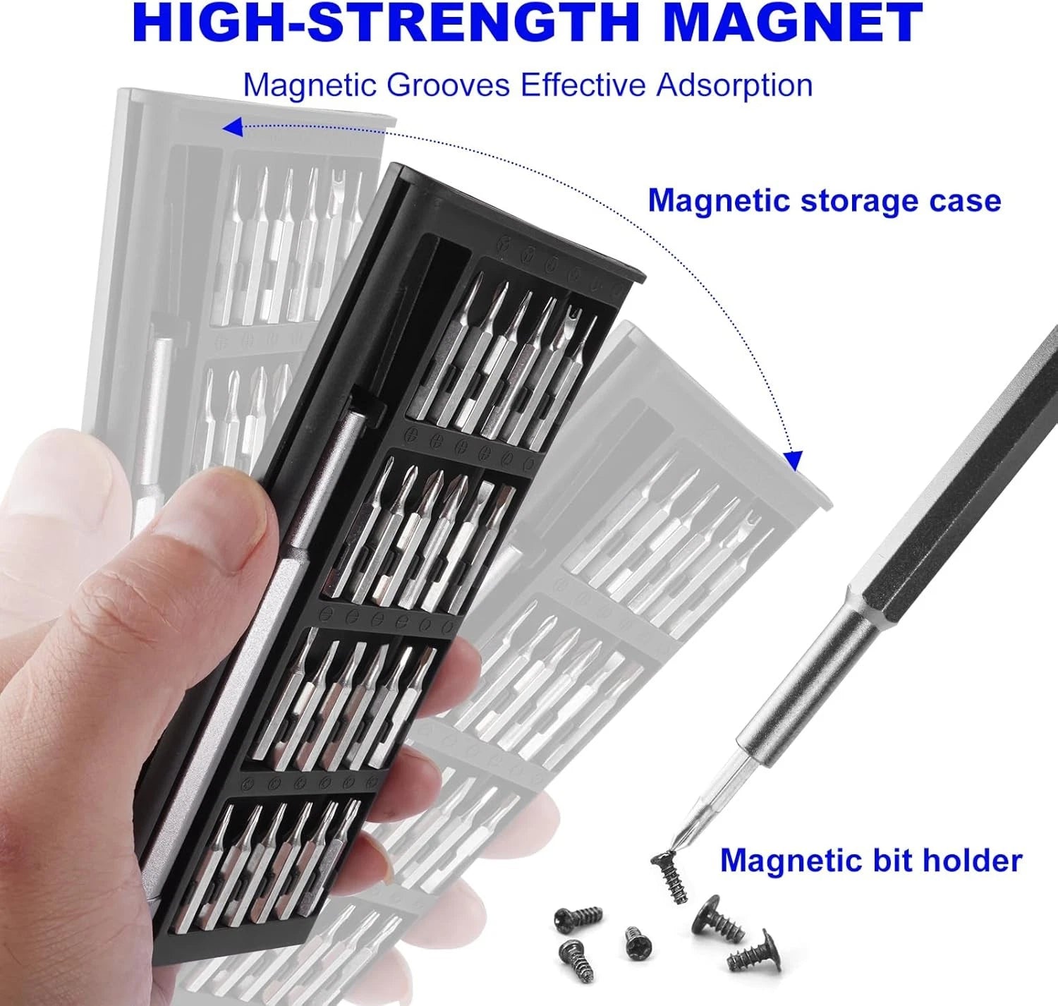 25-in-1 Small Screwdriver Set, Magnetic Mini Screwdriver Set for Laptop, Phon