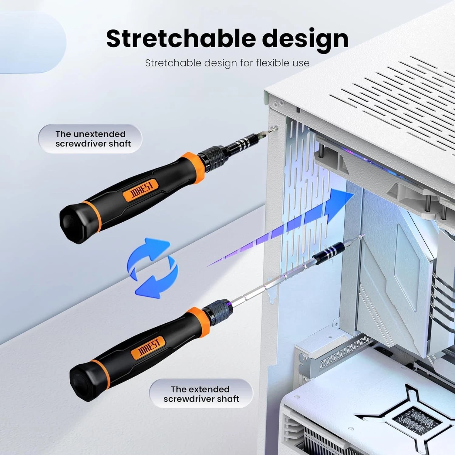 JOREST 152 in 1 Precision Screwdriver Set, Tool Gifts for Men, Colorful