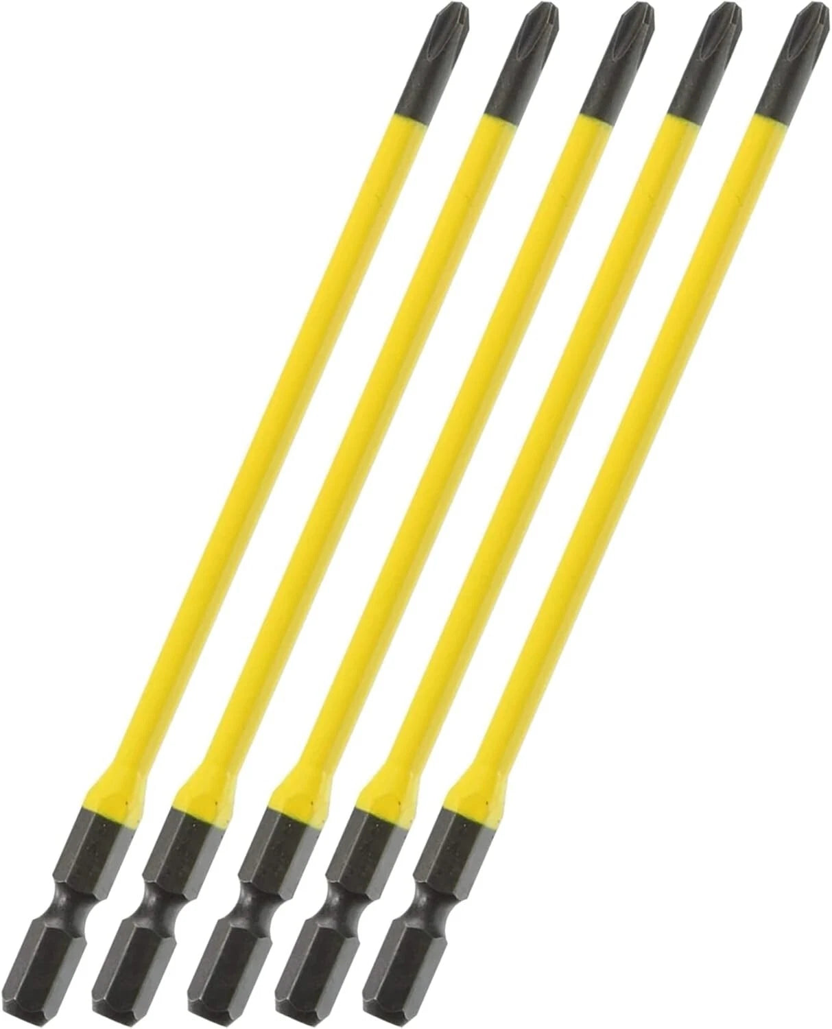 ANEX Screwdriver Bit with Step Mag +2x130mm ACMD5-2130 5 Set JIS Painted Japan