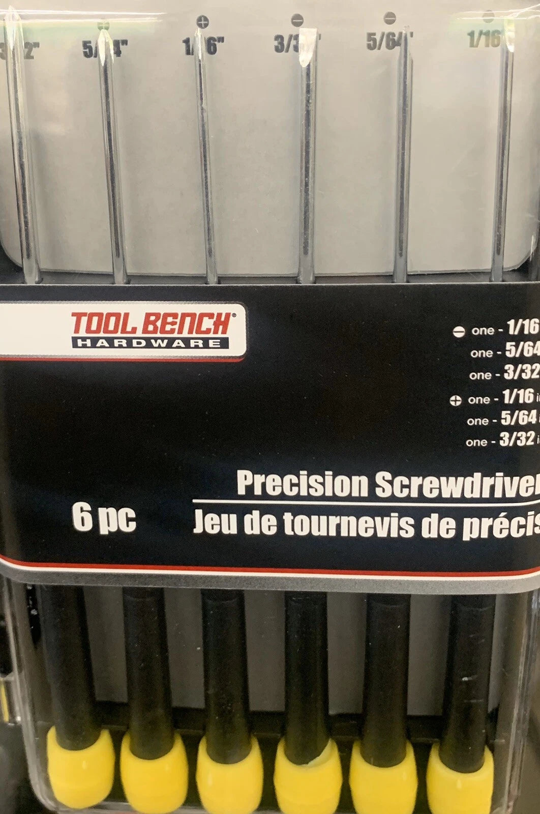 Precision SCREWDRIVER SET 6 piece Jewelers KIT 3 slotted + 3 phillips small Mini