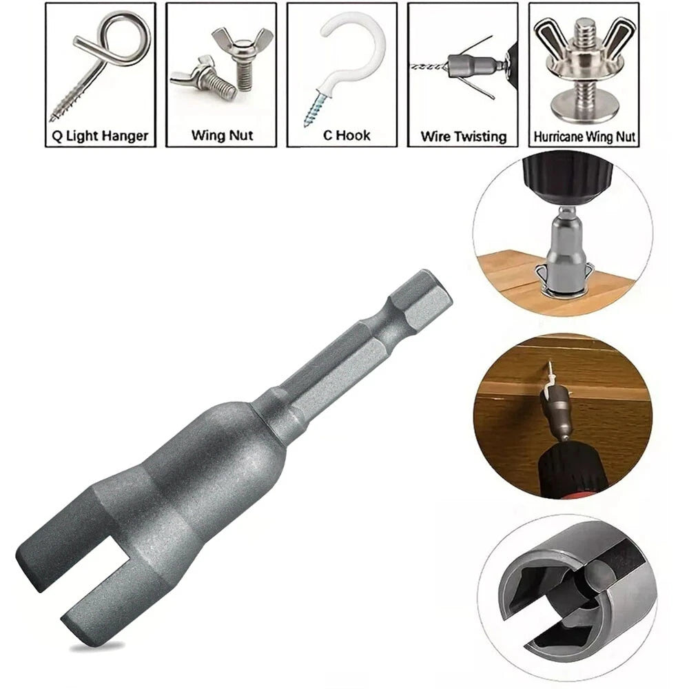 Hurricane Wing Nut Driver - Wingnut Driver Socket Tool for Power Drill US