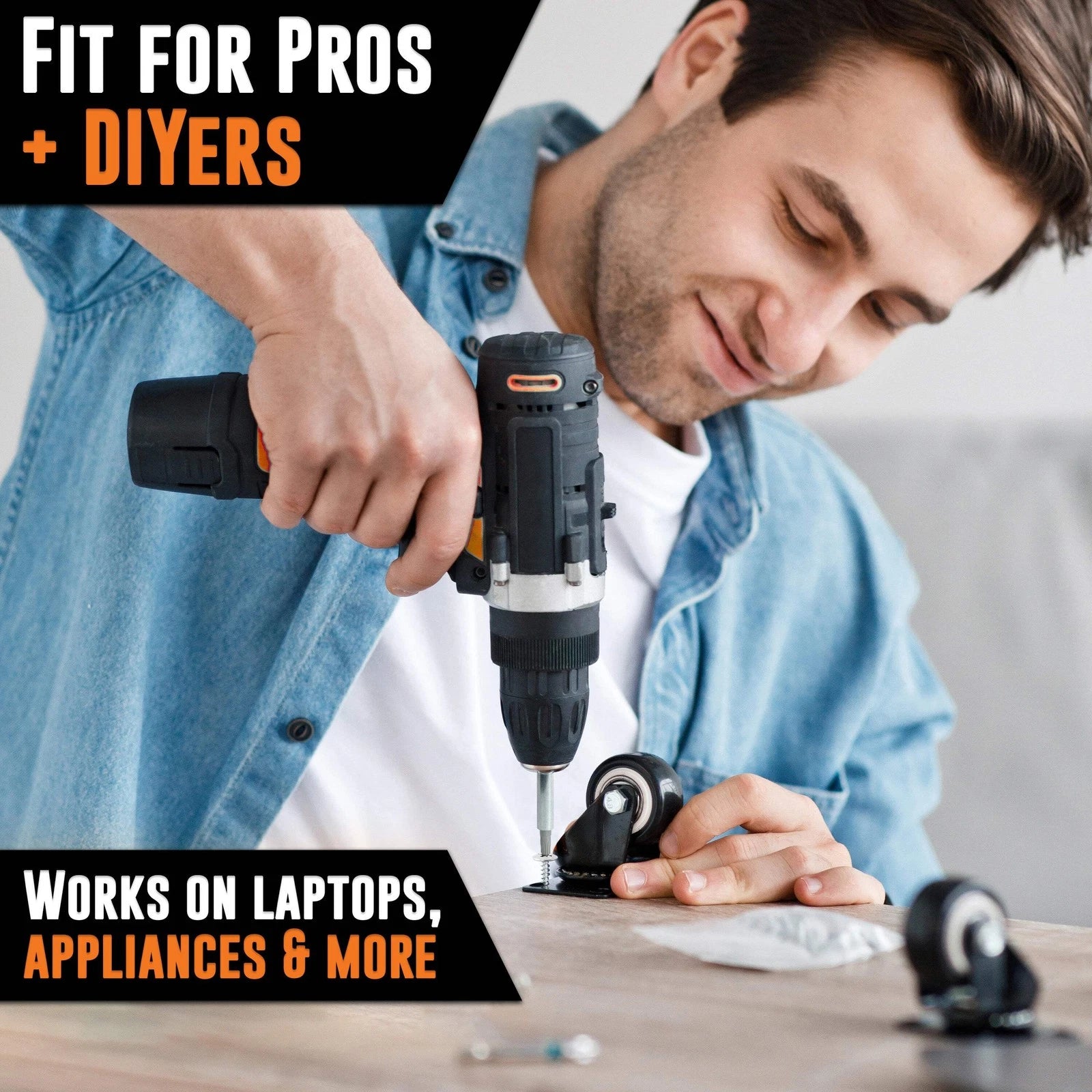 33pc Security Bit Set – Includes Security Torx, Metric and SAE Hex, Torq, Spanne