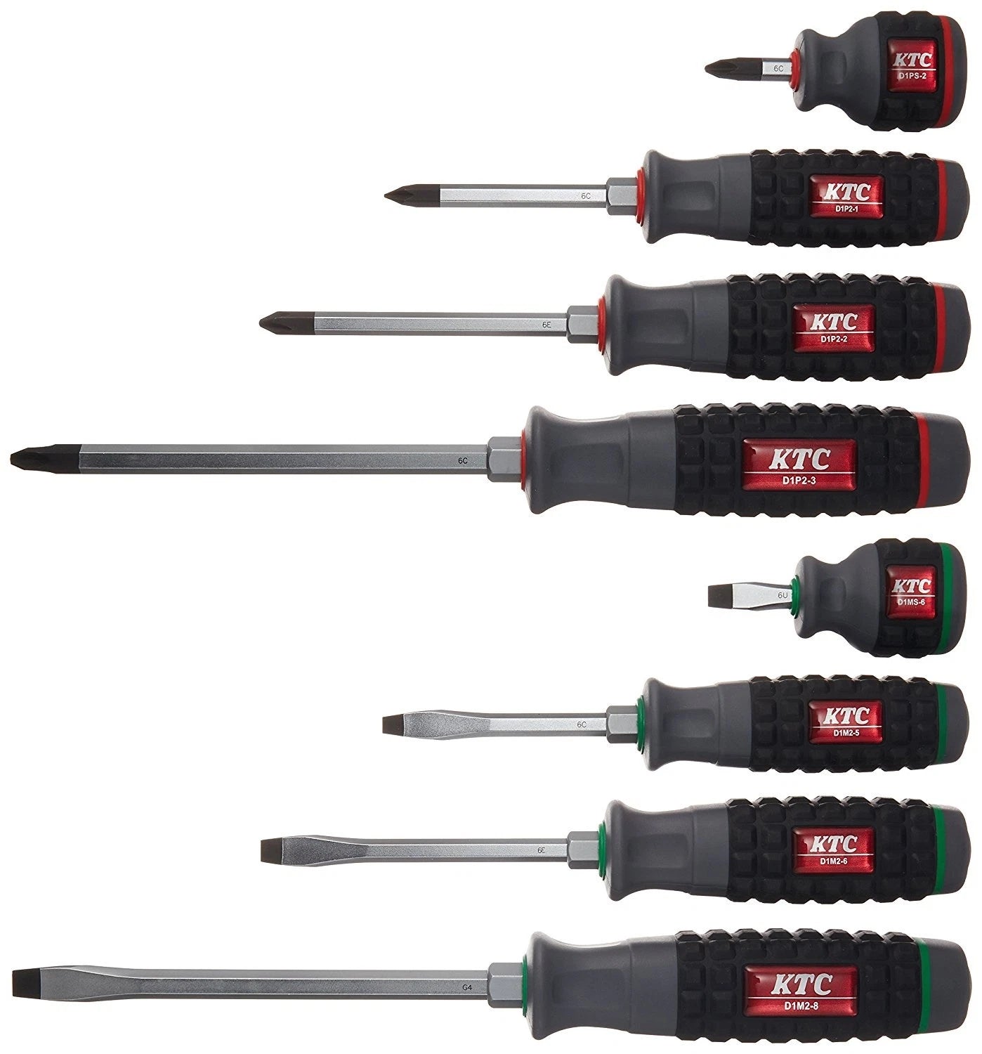 KTC  PLASTIC GRIP SCREWDRIVER SET (8pcs)  TPMD18