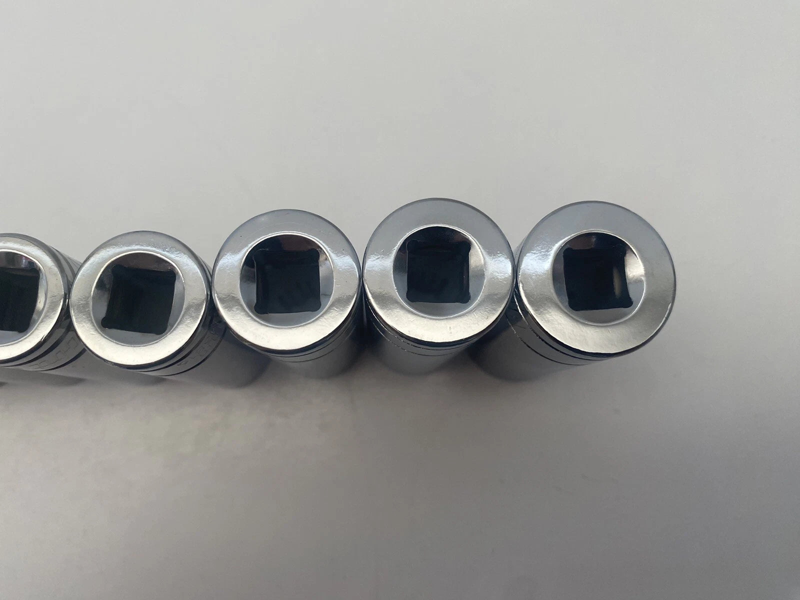 Blue Point 3/8” Deep Socket Set 10-19mm 12 Point 10pc Set As Sold By Snap On