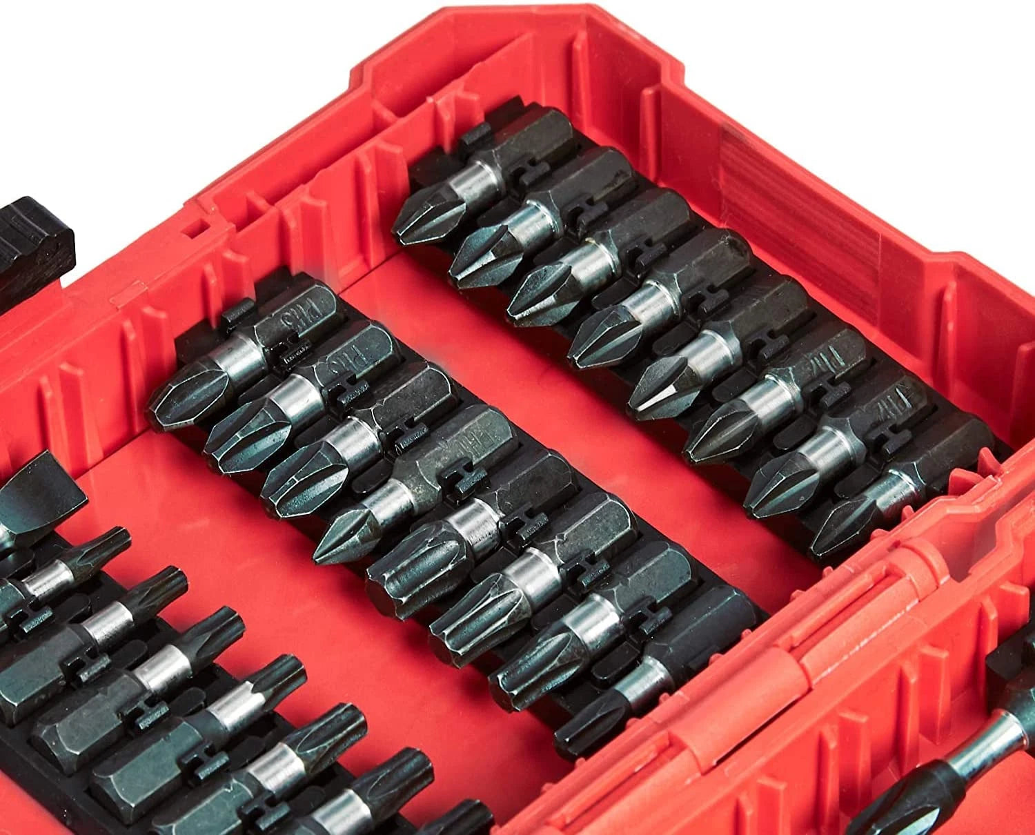 Amazon Basics 42-Piece Impact Screwdriver Bit Set Phillips, Slotted and Torx, On