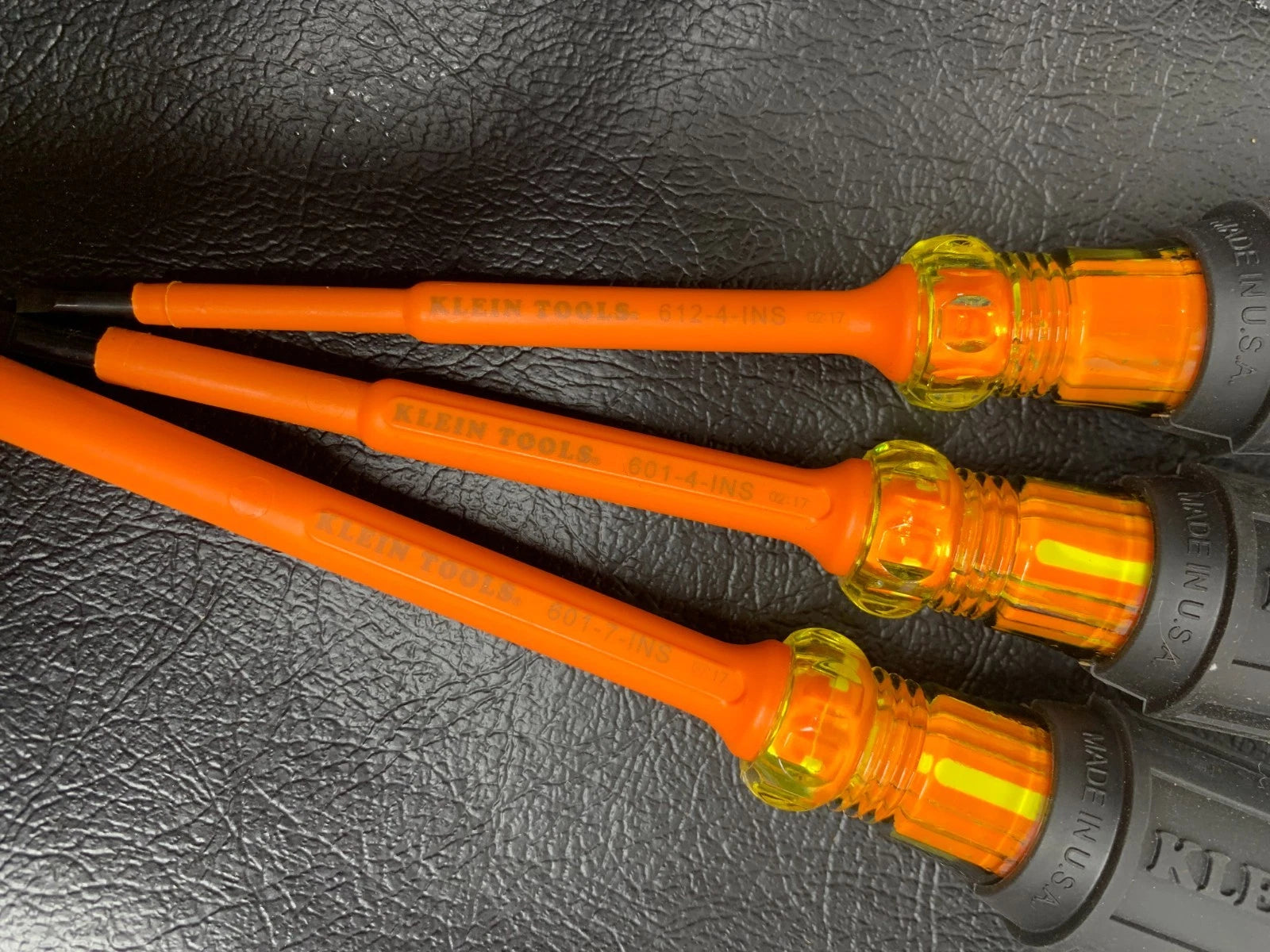 KLEIN TOOLS 33538 Insulated Screwdriver Set - 9 Pcs Great Shape