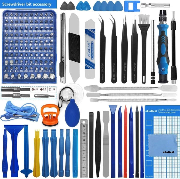oGoDeal 155 in 1 Precision Screwdriver Set Professional Electronic Repair Too...
