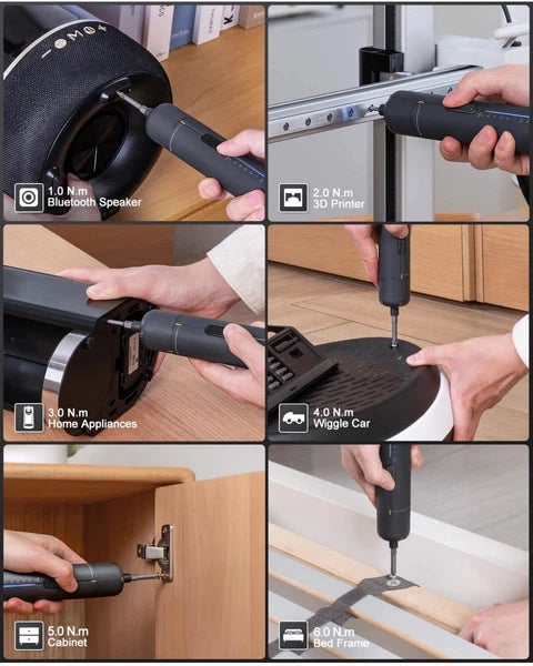 Fanttik S2 Pro 3.7V Electric Screwdriver, Cordless Screwdriver Set, 7 Torque New