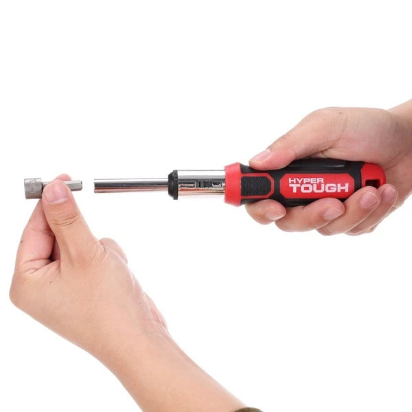 64 Piece Ratcheting Screwdriver & Nut Driver Set W/ Magnetic Tip Flex Extension