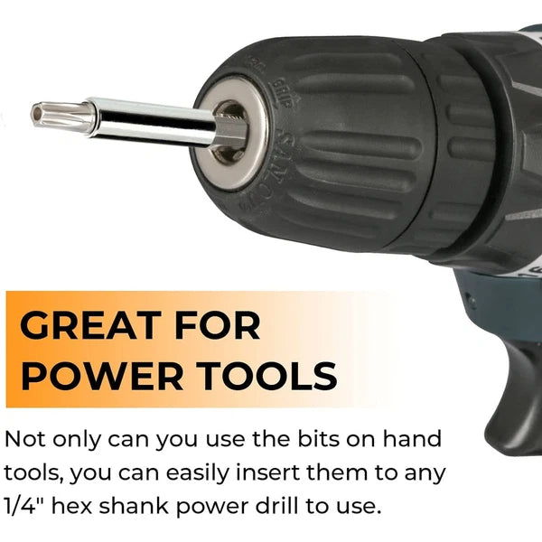 33 Tamper 25MM Proof Security Torq Hex Star Spanner Tri Wing Screwdriver Torx