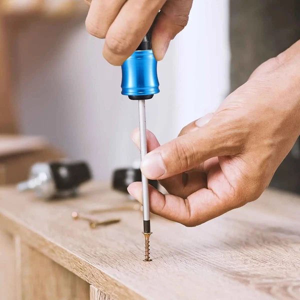 7-21x 1/4" Hex Shank Quick Release Keychain Screwdriver Drill Bit Holder Bit Set