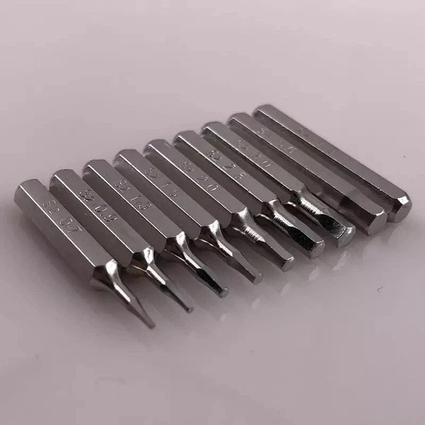 9PC Hex 4mm Bits Set H0.7,H0.9,H1.3,H1.5,H2.0,H2.5,H3.0,H3.5,H4.0 System 4