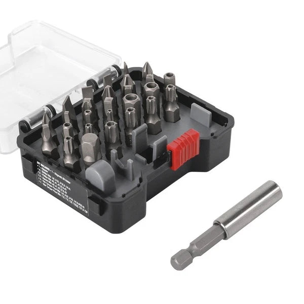 28-Piece Screwdriver Bit Set Security Bits Magnetic Holder Reusable Case New