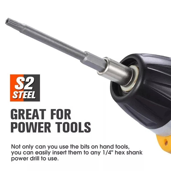 13PCS Magnetic Torx Bit Set Impact Driver Drill Security Tamper Proof T5-T40