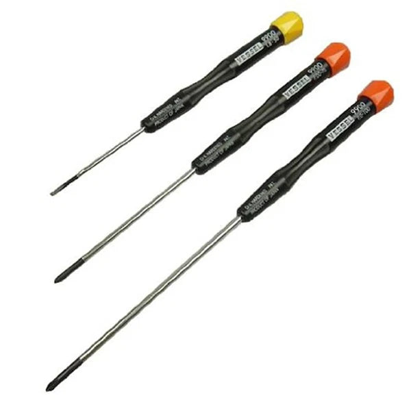 VESSEL Micro screwdriver set 3-piece set for precision screws NO.9902 JIS Japan