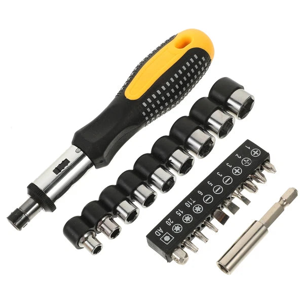 Repair Tool Group Socket Nut Driver Set Magnetic Ratchet Screwdriver