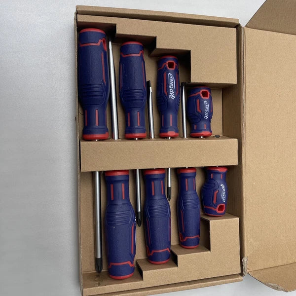 M-Power 8-Pc. Comfort Grip Magnetic Screwdriver Set