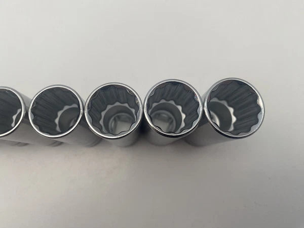 Blue Point 3/8” Deep Socket Set 10-19mm 12 Point 10pc Set As Sold By Snap On