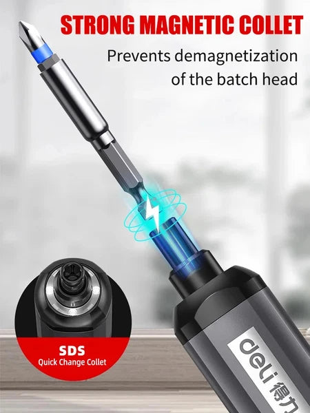 4V Electric Screwdriver Set USB Rechargeable 10/33 Bit Set Drill Multi-function