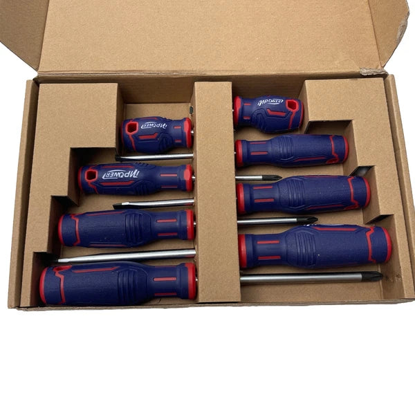 M-Power 8-Pc. Comfort Grip Magnetic Screwdriver Set