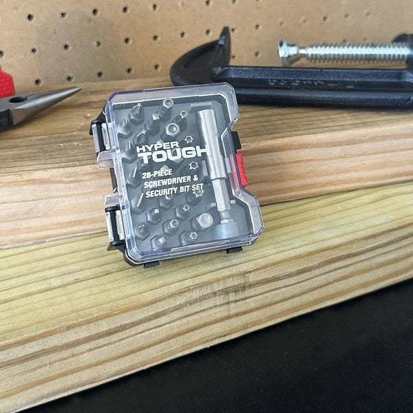 28-Piece Screwdriver Bit Set Security Bits Magnetic Holder Reusable Case New