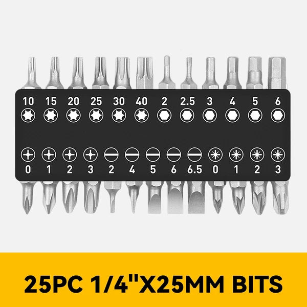 43-pc Magnetic Screwdriver Set w/ Case & Heat Shrink Repair Tool Kit