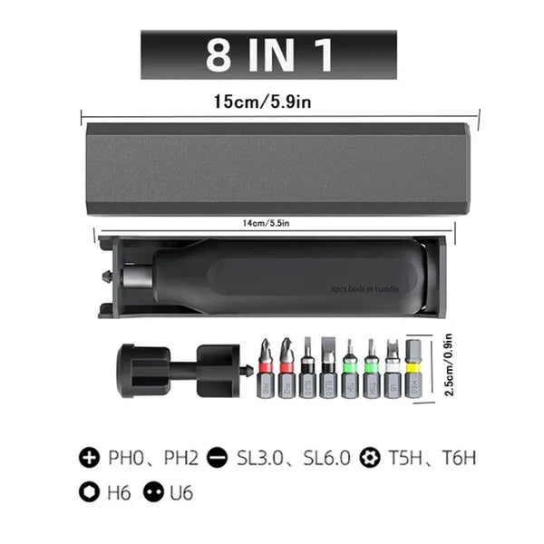 Screwdriver Kit 8/30/40/44 Precision Magnetic Bits Dismountable Screw Driver Set
