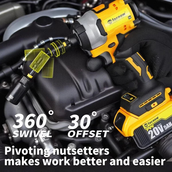 55PCS Impact Nut Driver Set, Magenetic Nut Driver Set for Impact Drills and Prem