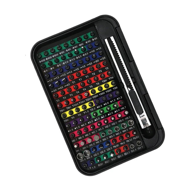 Precision Screwdriver Set with 108 Bits, 132 in 1 Small Screw Driver suits