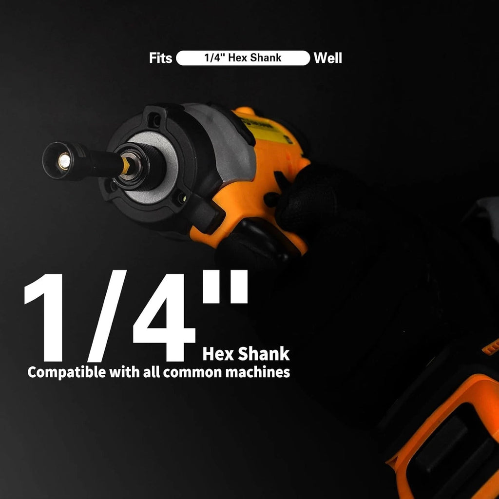 55PCS Impact Nut Driver Set, Magenetic Nut Driver Set for Impact Drills and Prem