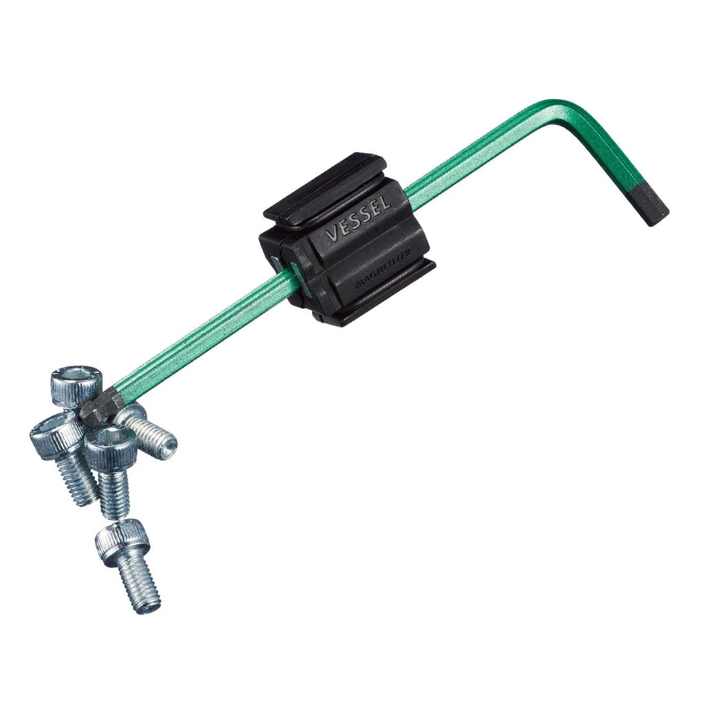 VESSEL Rainball L-type wrench 9-piece set with magnetizer holder 8909BP Japan