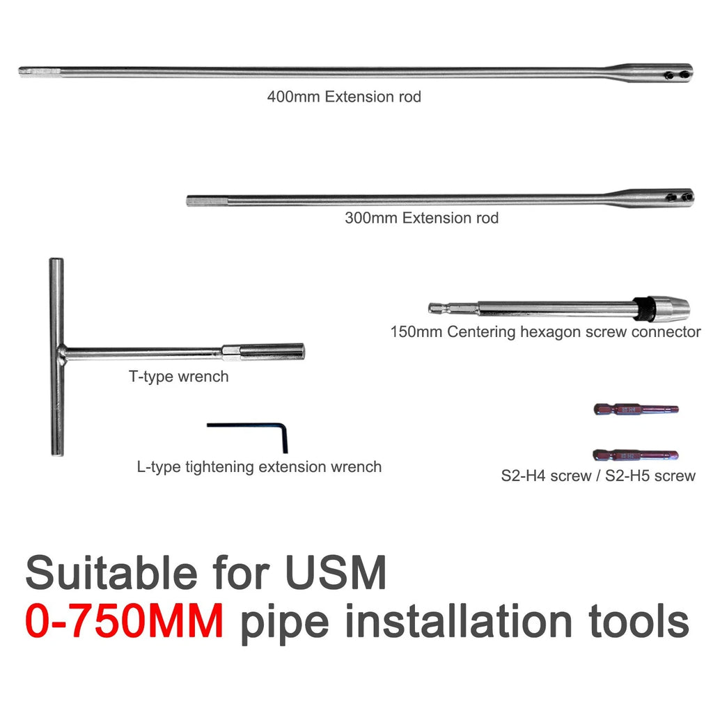 For USM Haller Furniture Installation and removal Tool Wrench Set In-pipe tools
