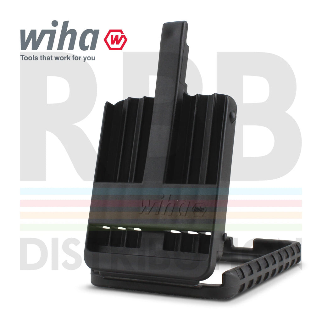 Wiha 43163 SlimBits Empty Screwdriver 6pcs Bit Holder Compact Sleek Box