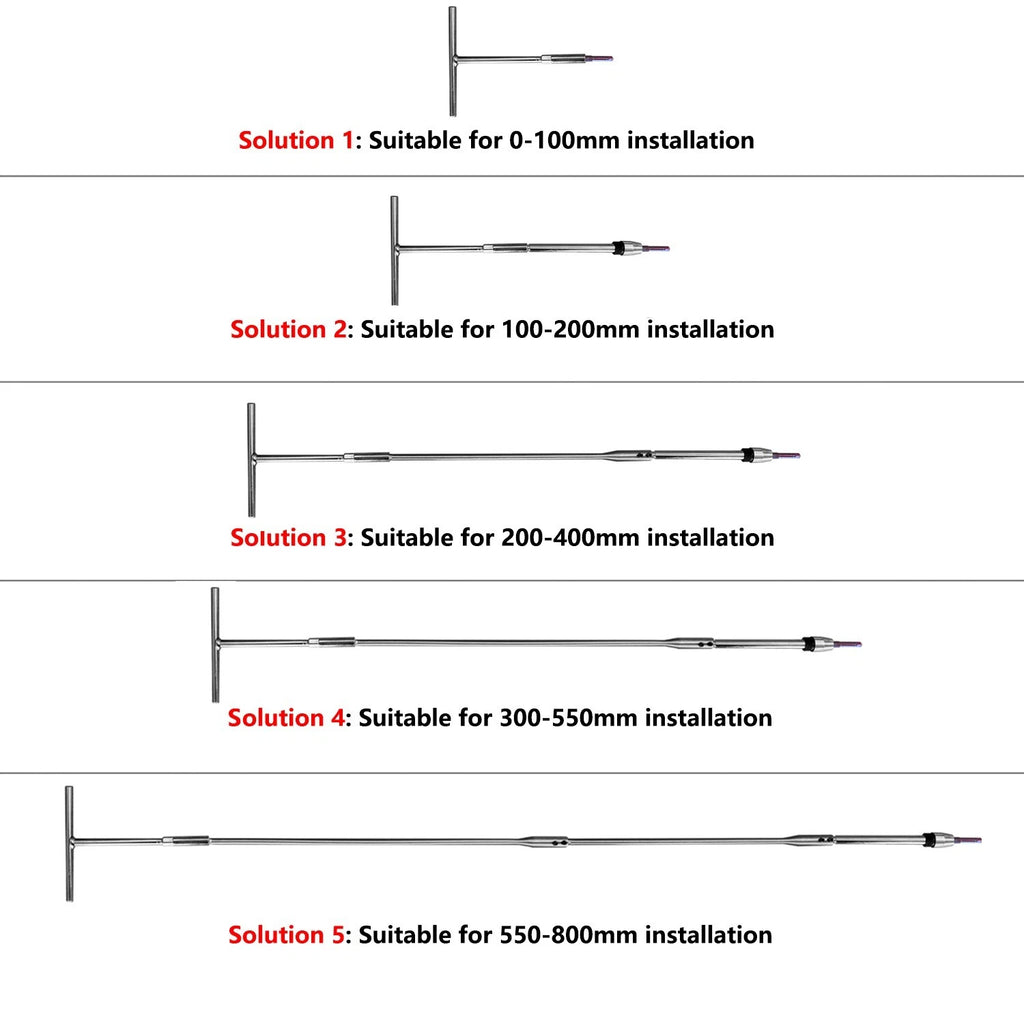 For USM Haller Furniture Installation and removal Tool Wrench Set In-pipe tools