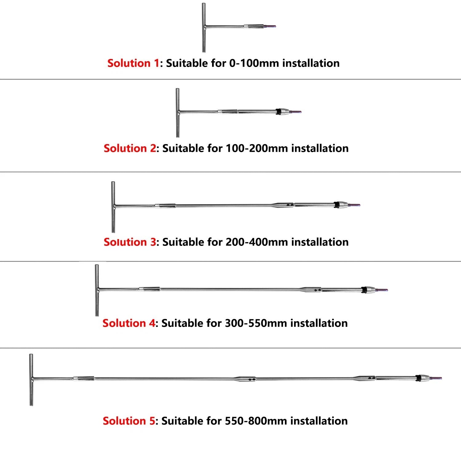 For USM Haller Furniture Installation and removal Tool Wrench Set In-pipe tools
