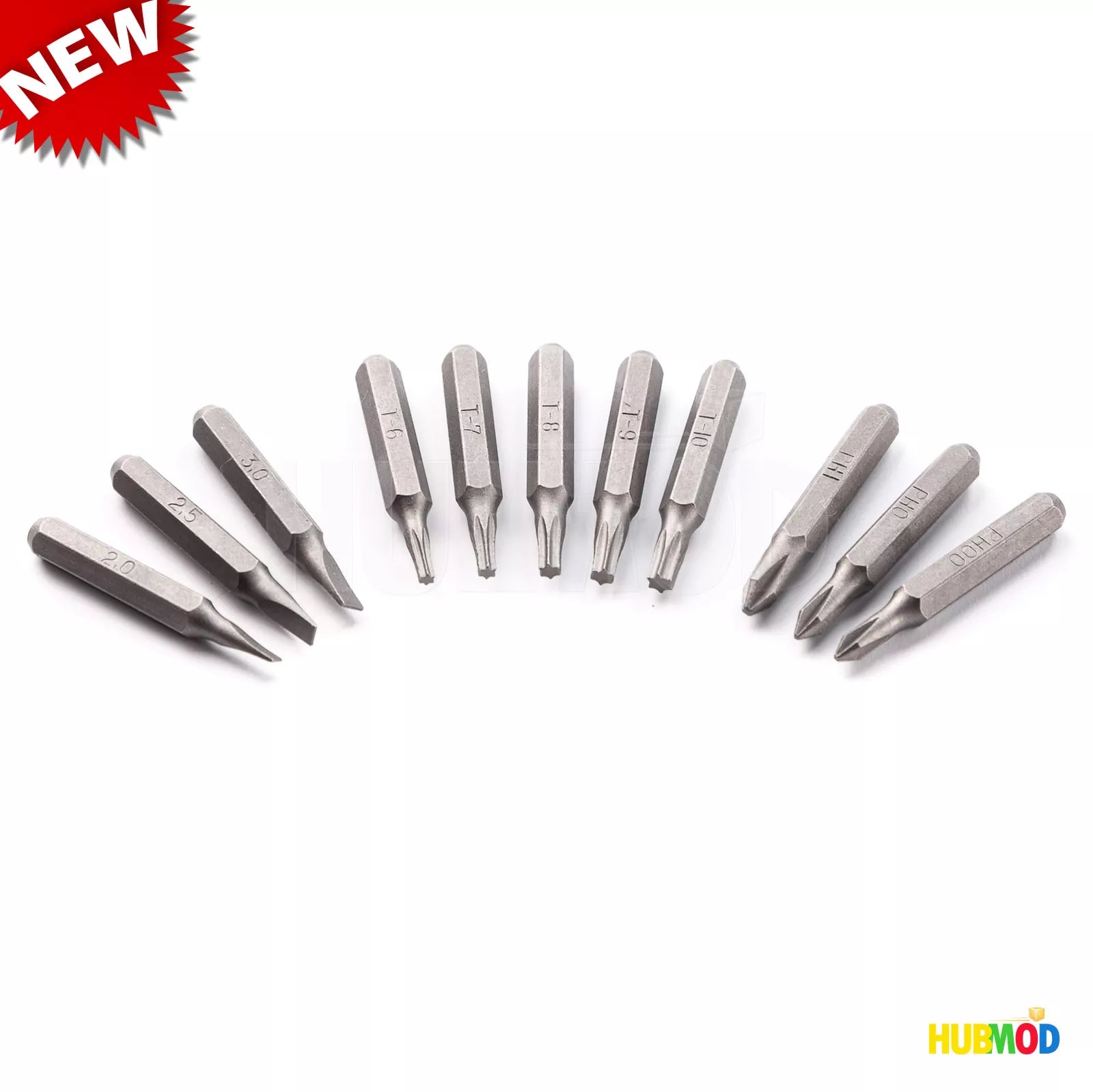 RadioShack 11-In-1 Pop-Up Precision Screwdriver Bit Philips Slotted Torx Driver